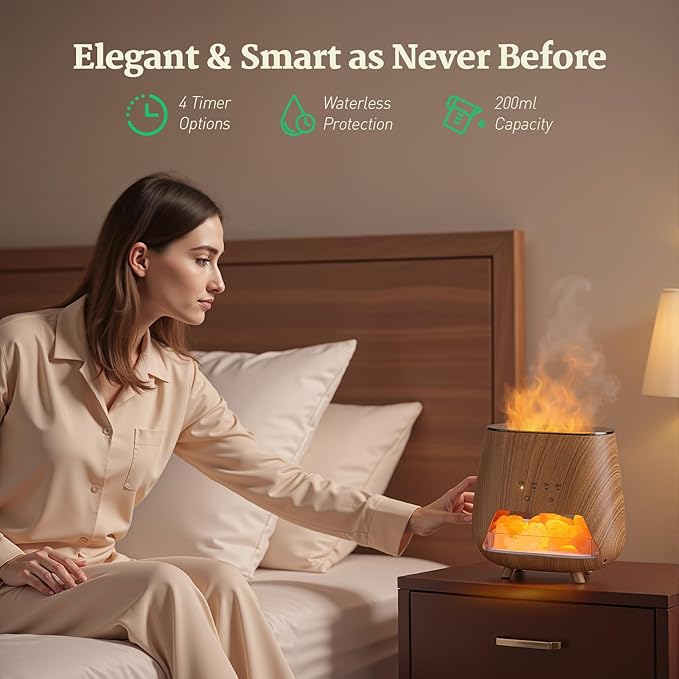 Ultrasonic Essential Oil Diffuser with LED Lights
