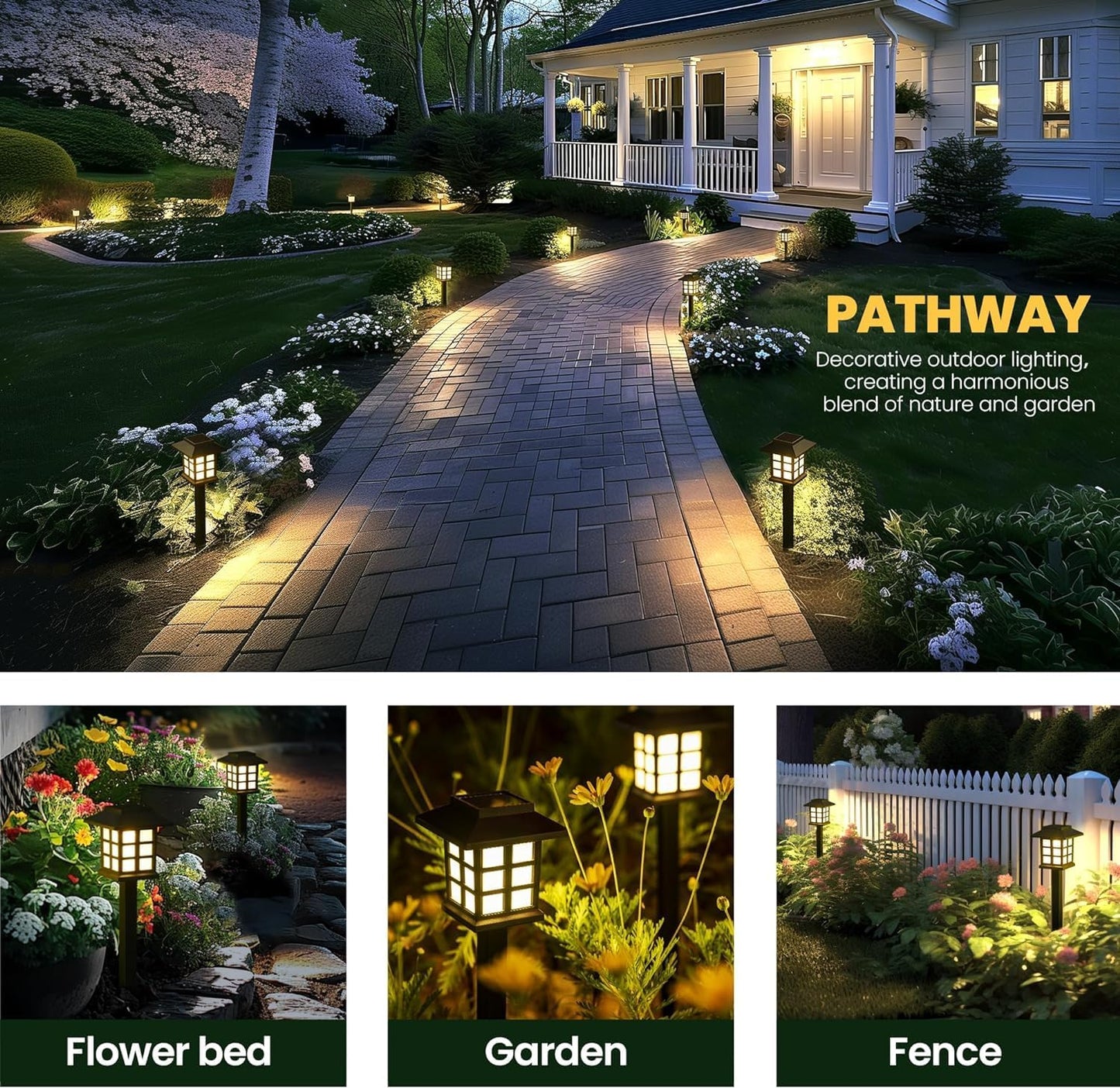 LED Solar Garden Lights (Set of 6)