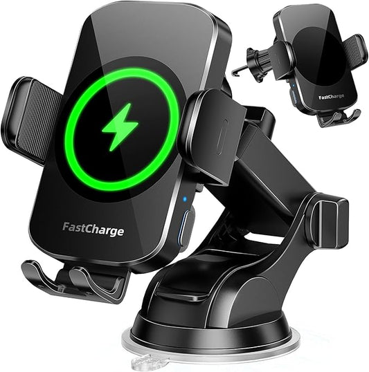 Car Phone Holder with Wireless Charging