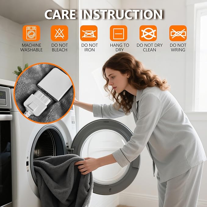 Electric Heated Blanket with Timer