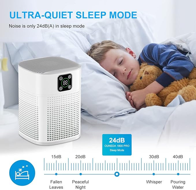 Portable Air Purifier with HEPA Filter