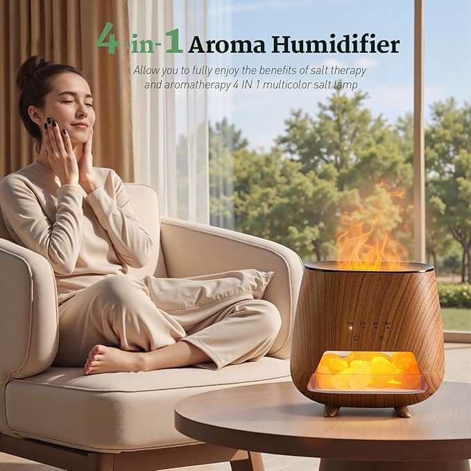 Ultrasonic Essential Oil Diffuser with LED Lights